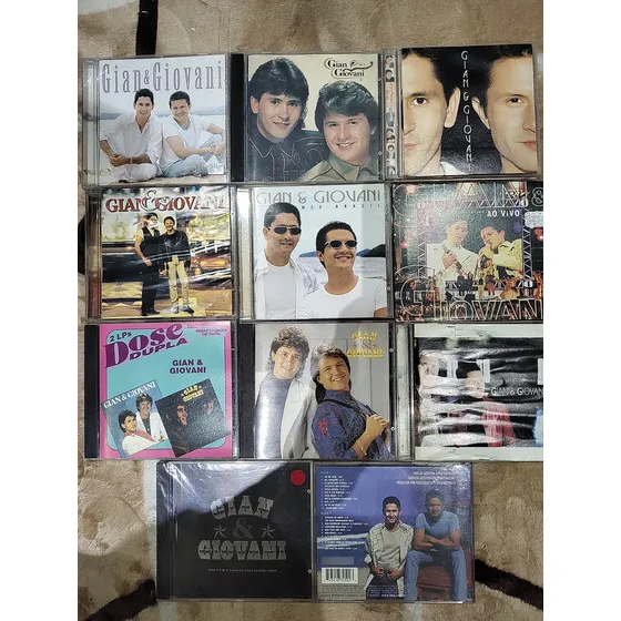 Cd Gian & Giovani - Com 11 Cds ( Ao Vivo Duplo E Luva 12 Cds