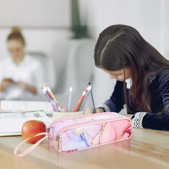 Estuche Para Lapice Niño Niña Bonito Kawaii Pequeño Rosa