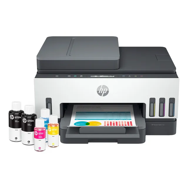 Multifuncional Hp Smart Tank 750 Tinta Continua Color