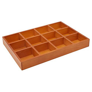 Organizador De Cajones De Madera 12 Compartimentos, Ban... Organizador De Cajones De Madera 12 Compartimentos, Ban...