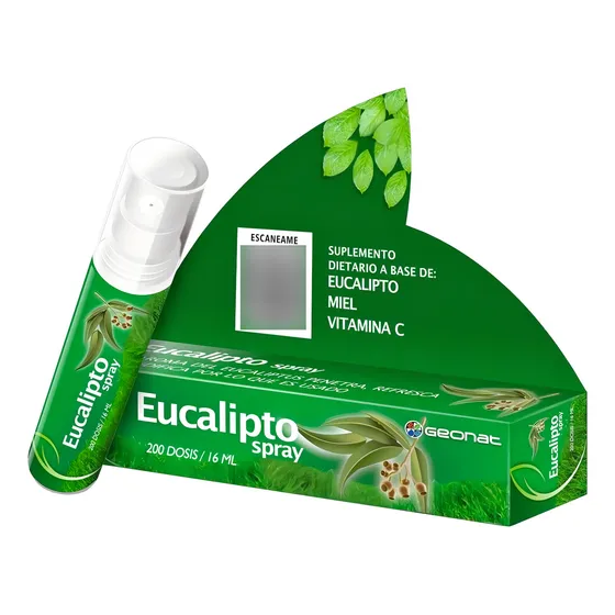 Geonat Eucalipto Spray 200 Dosis Calma La Tos Y Mucosidad