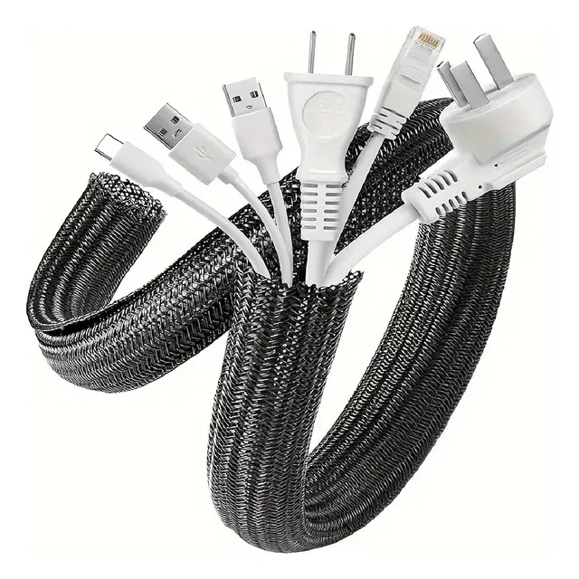 Funda Trenzada Para Organizar Cables  - 13mm X 4 Mts.