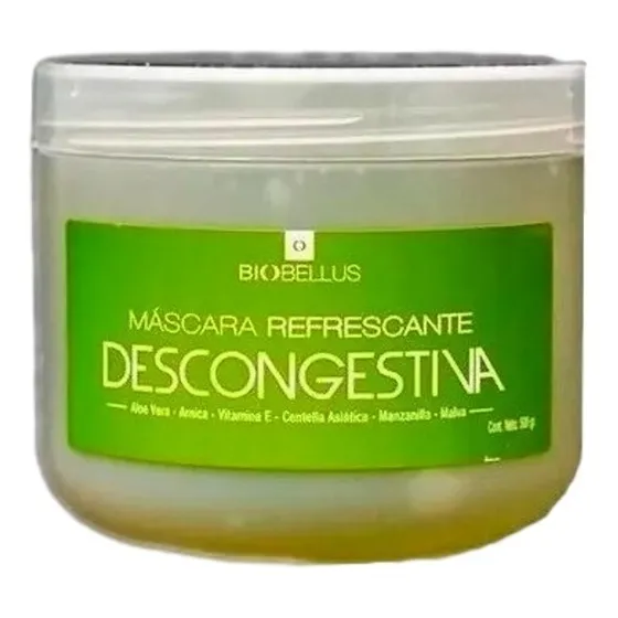 Mascarilla Facial Refrescante Descongestiva Biobellus 250 G 
