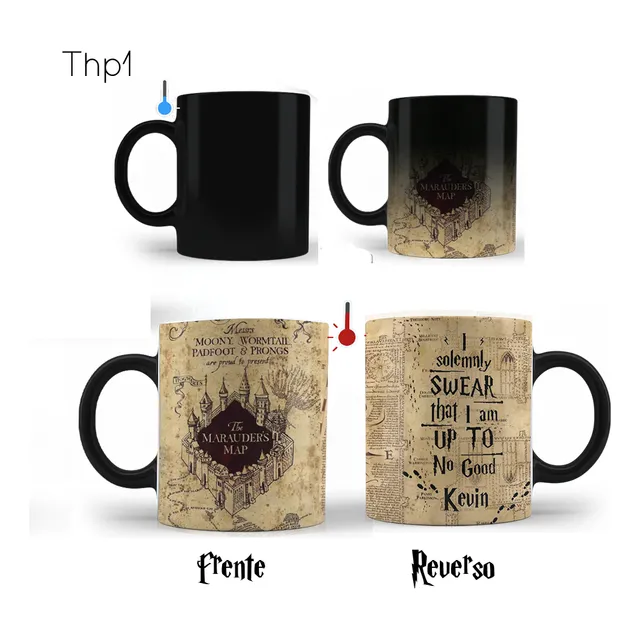 Taza Harry Potter Mapa Del Merodeador