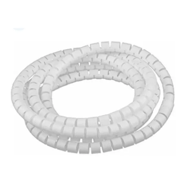 Organizador Espiral De Cable 6mm Diámetro Interno Rollo 10mt