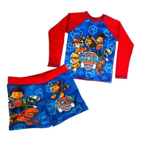 Conjunto De Paw Patrol - Traje De Baño Para Niños