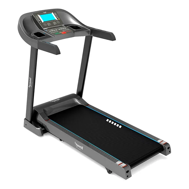Caminadora 3.0 Hp 20 Km/h Bywell Plegable Bluetooth Pantalla Color Negro
