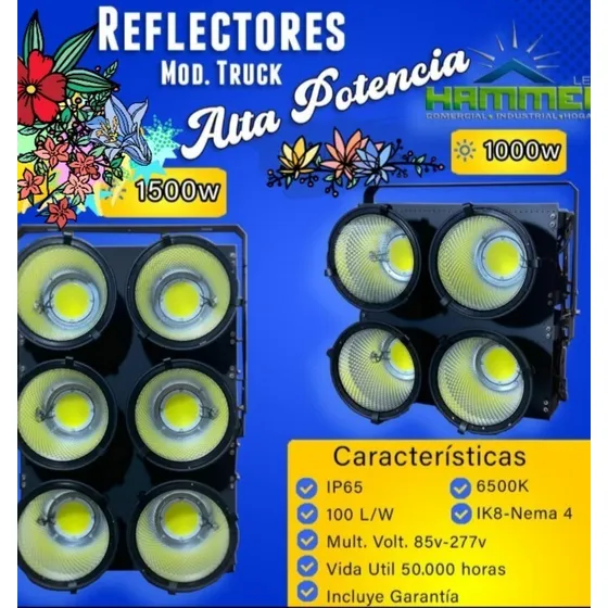 Reflector Led 1000w 85-265v 6500k