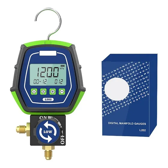 Vacuometro Manómetro Digital Refrigeración Hvac Fugas Tempe
