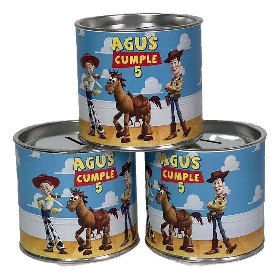 Alcancias Souvenir Cumpleaños Personalizadas X10