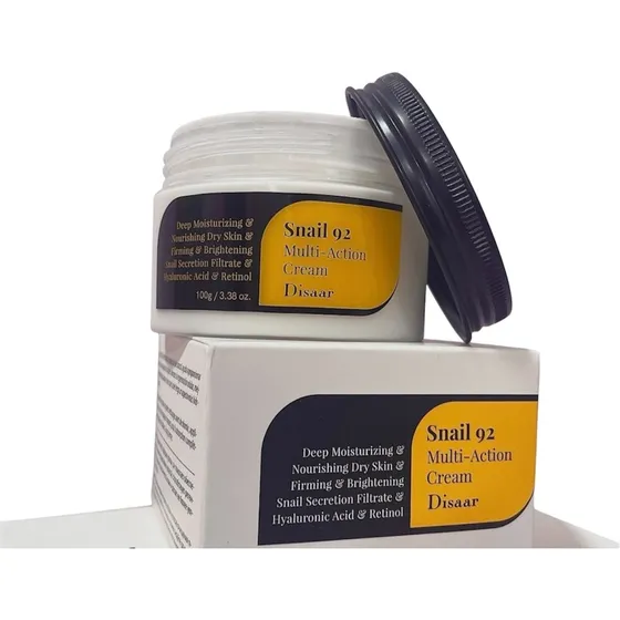 Crema Facial Disaar Snail 50ml Para Piel Seca