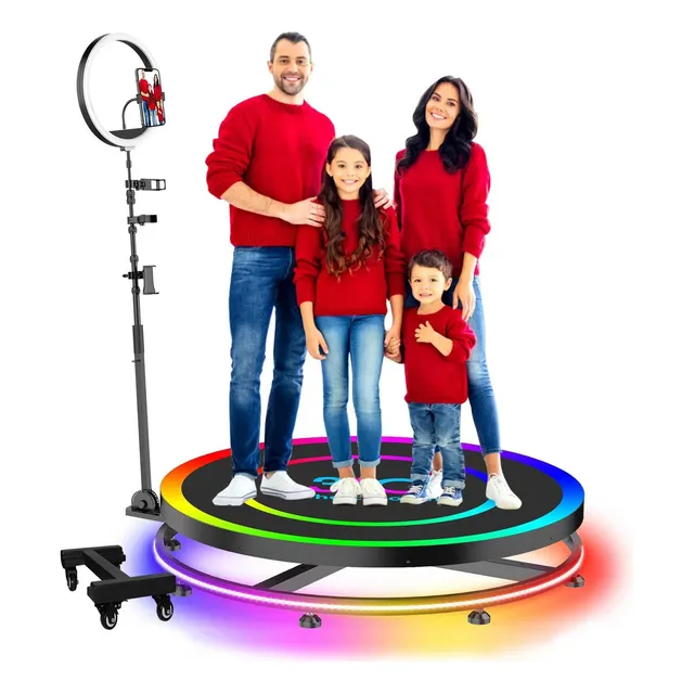 Decoplay Cabina Giratoria 360° Motorizada Con Accesorios