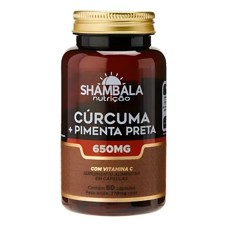 Cúrcuma + Pimenta Preta + Vitamina C Sem Sabor
