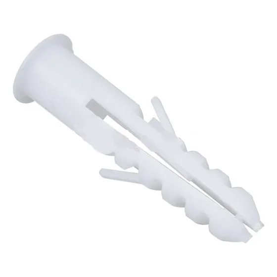 Ramplug Plastico Tipo En 06x30mm Blanco Bolsa