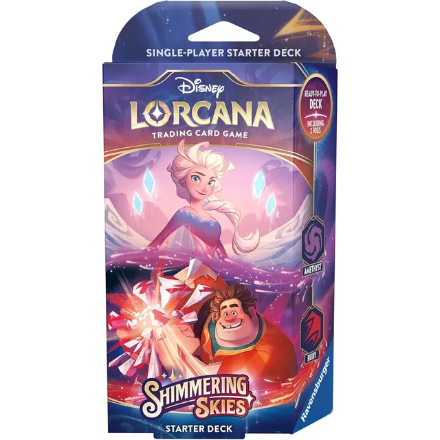 Lorcana Tcg: Shimmering Skies Elsa Y Ralph Starter Deck
