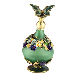 23 Ml De Perfume Garrafa De Flores De Flor De Vidro Garrafa 23 Ml De Perfume Garrafa De Flores De Flor De Vidro Garrafa