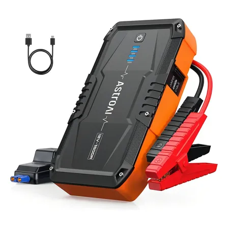 Arrancador De Bateria Portátil Astroai 1500a Para Motores A Gasolina E Diesel