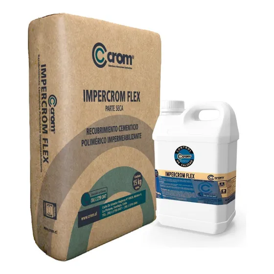 Impercrom Flex Impermeabilizante Bicomponente Juego 20kg
