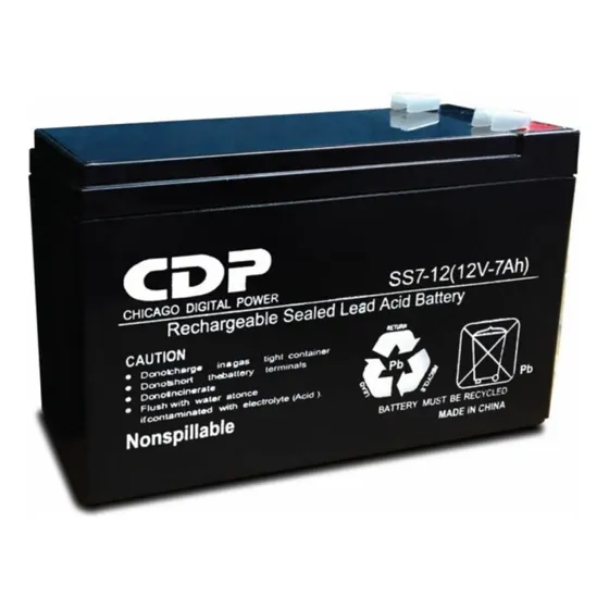 Bateria Cdp Capacidad 12v 7ah