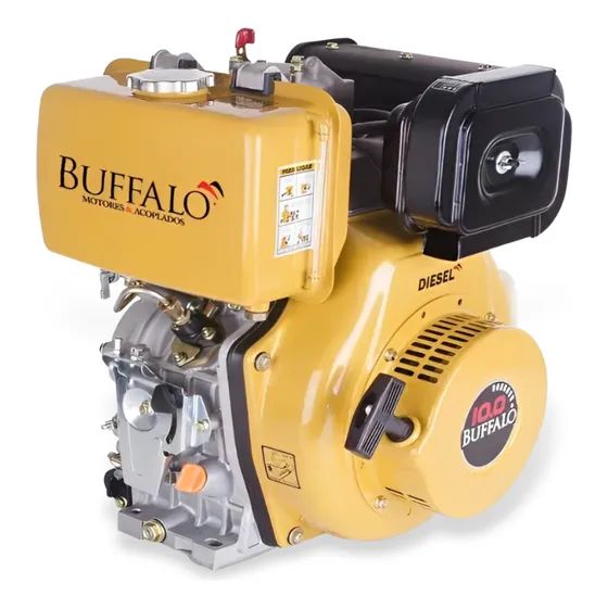 Motor Bfde 10.0 Diesel 4t Com Partida Elétrica Buffalo