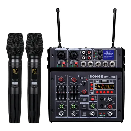 Console 04e Soundcraft Usb De Mistura Com Microfone Sem Fio 5v