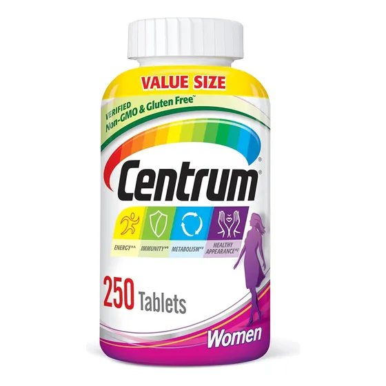 Multivitamínico Centrum Mujer Joven Dama 250 Tablets