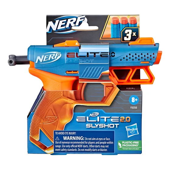 Pistola Lanzadora De Dardos Nerf Serie Elite 2.0 Slyshot +8