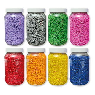 8 Botes Con 3000pz C/u, Colores A Elegir Midi 5mm Hama Beads 8 Botes Con 3000pz C/u, Colores A Elegir Midi 5mm Hama Beads