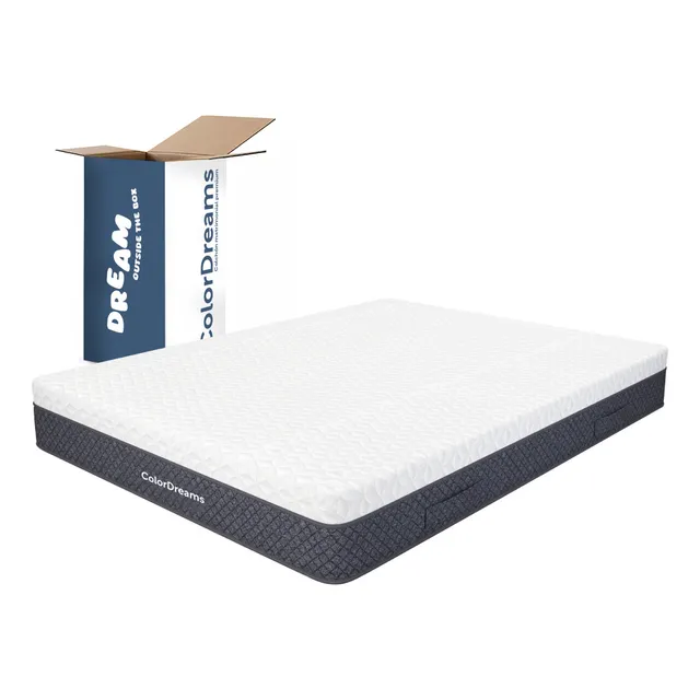 Colchón Matrimonial En Caja Memory Foam Tecnología Comfort Foam 190x135x23 cm 6 Capas de Espuma de Alta Densidad Firmeza Media Colordreams