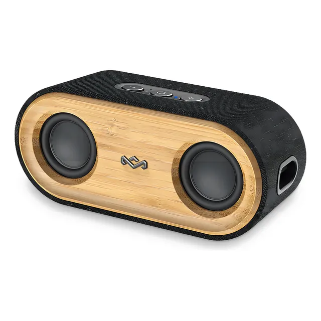 Bocina House of Marley Get Together EM-JA021-SB JA021SB portátil con bluetooth waterproof negra 127V