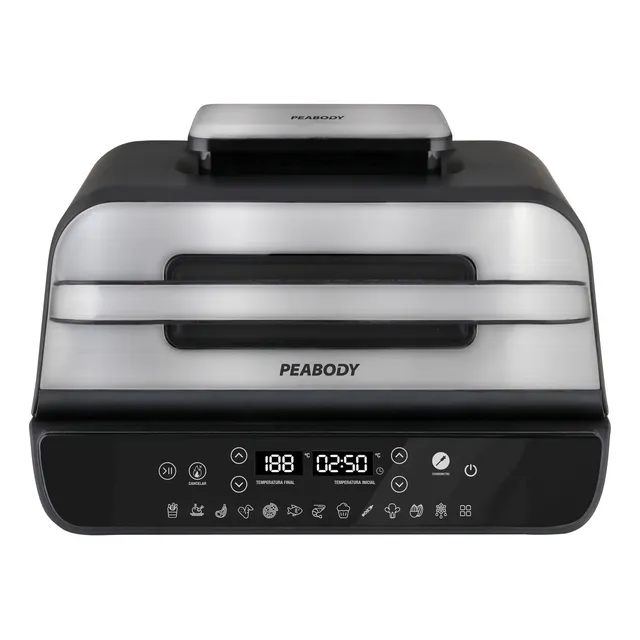 Freidora De Aire Sin Aceite con Grill Peabody Pe-afg03n 7 Litros 12 Programas 1800W