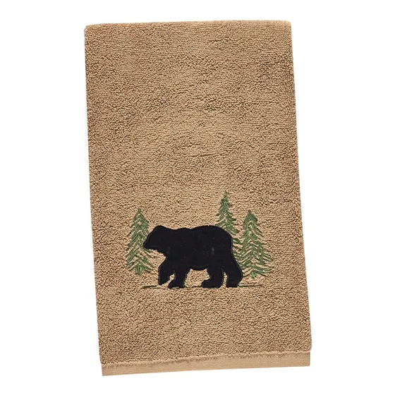 Park Designs Toalla Mano Rizo Oso Negro