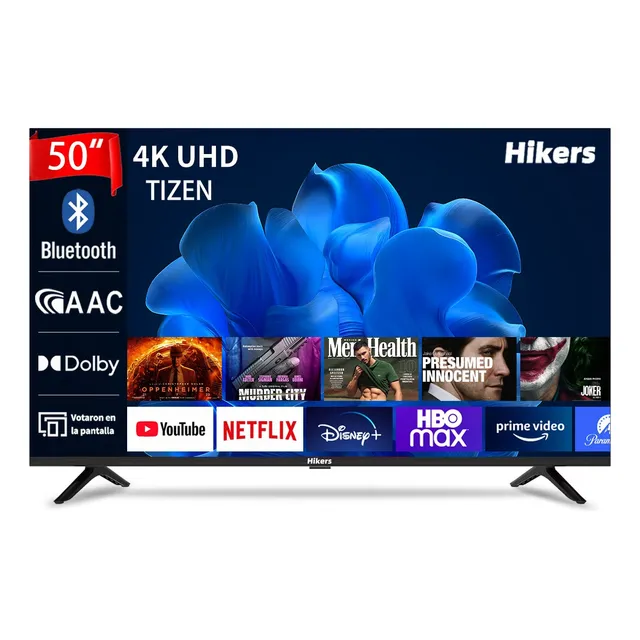 Hikers Smart Tv 50'' 4k Uhd Tizen | Dolby | Envío Gratis