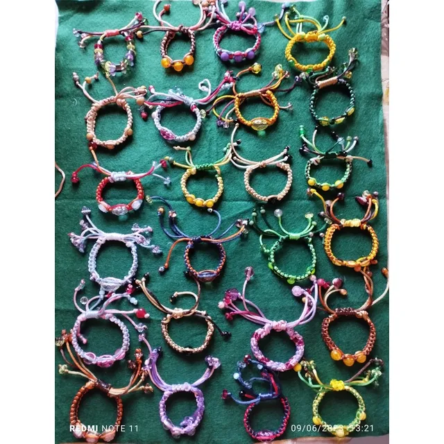 Remate Pulseras De Hilo Cola De Raton 27 Unidades