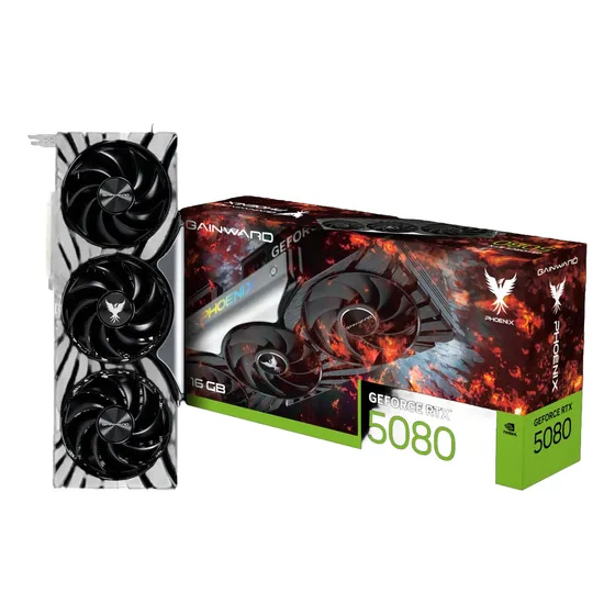 Mercado Livre Placa de vídeo Gainward Phoenix RTX 5080 versión ne75080019t2 gb2031x 16 GB image