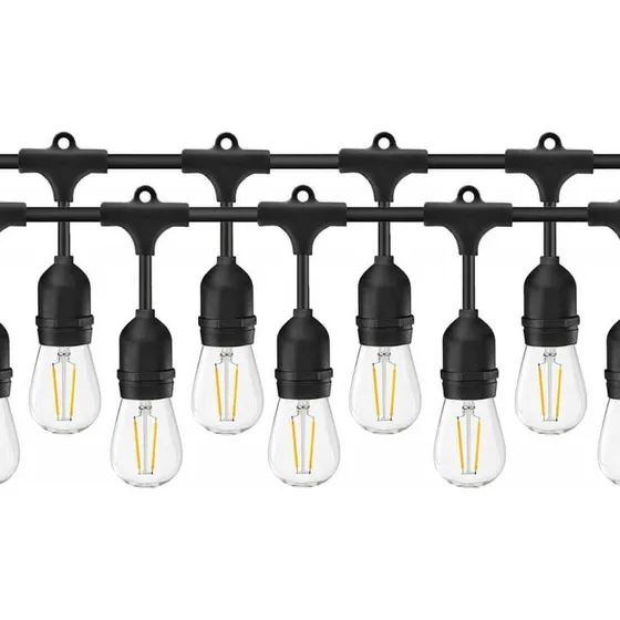 Extension Luces Led 10 Metros Con Bombillos Vintage