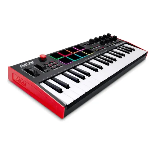 Teclado Controlador Midi Akai Mpk Mini Play Mk3 25 Teclas