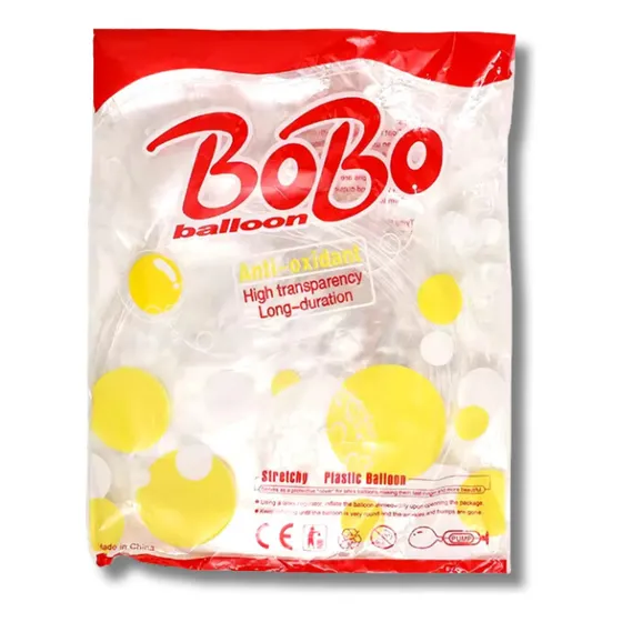 50 Unidades Balão Bubble 18 Polegadas 45cm Transparente Top