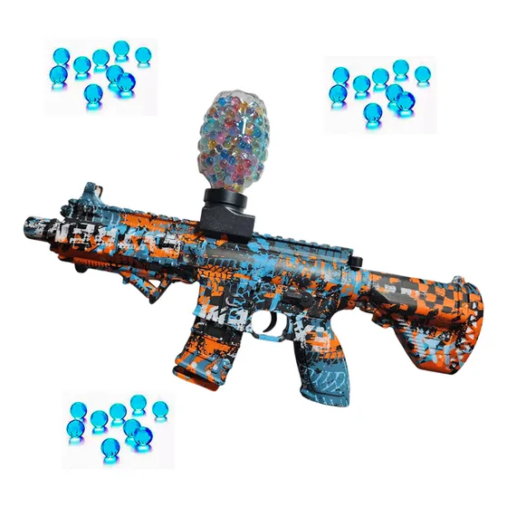 Arma Ametralladora M416 Balas Hidrogel Juguete Regalo Niño