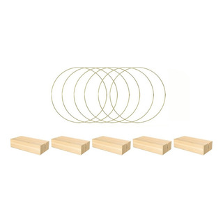 5 Centros De Mesa Con Forma De Aro Floral De Metal De 35cm 5 Centros De Mesa Con Forma De Aro Floral De Metal De 35cm