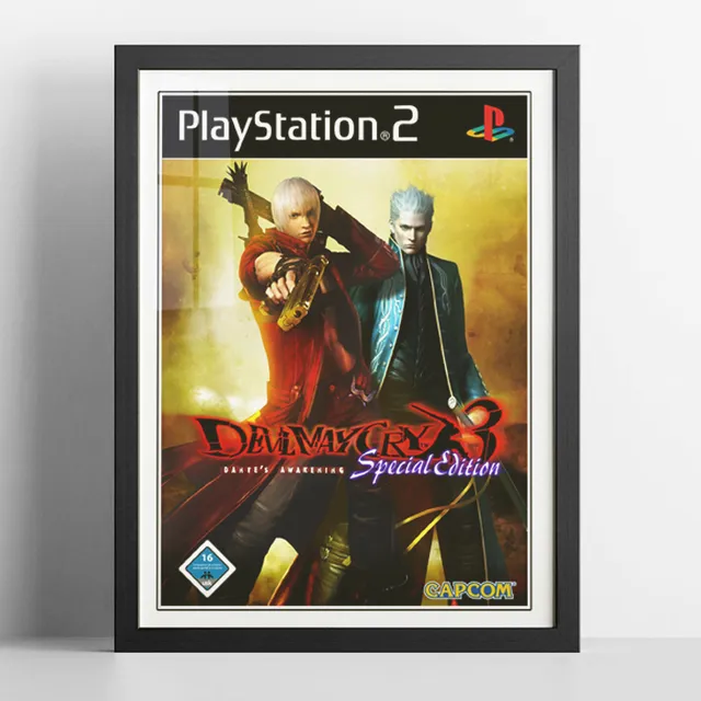 Cuadro Gamer - Devil May Cry - Retro Cover