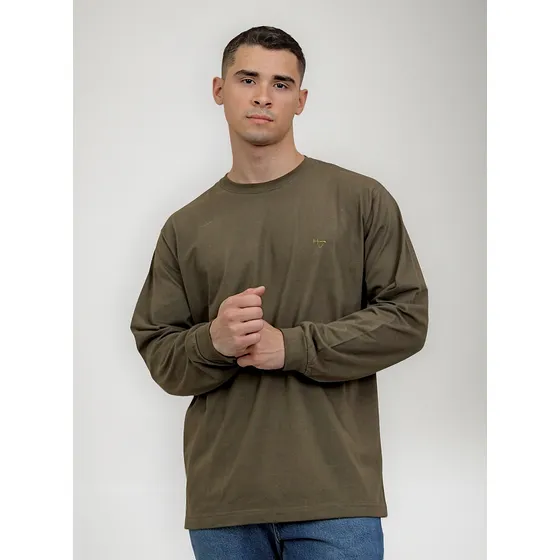 Remera Howard Manga Larga 1281 Algodón Hombre Adulto