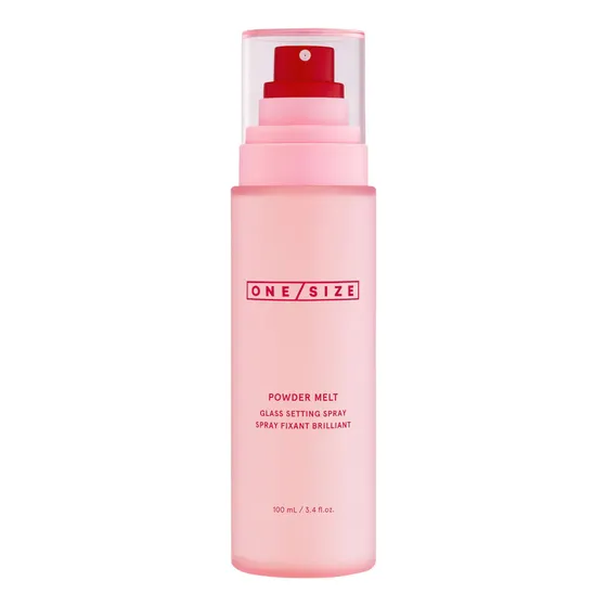 One Size Fijador Powder Melt Glass Setting Spray Glow Tono Del Primer Agua