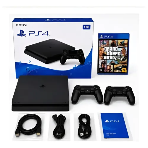 Sony PlayStation 4 Slim CUH-20 1TB Standard cor preto onyx 2020