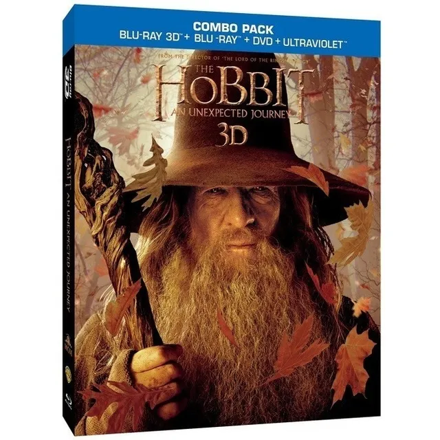 Blu Ray El Hobbit Un Viaje Inesperado 3d Dvd 5 Disc Slip Cov