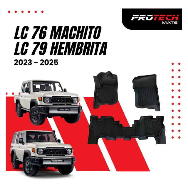 Alfombra Antiderrame Protech Machito Hembrita Lc76lc79 Nueva