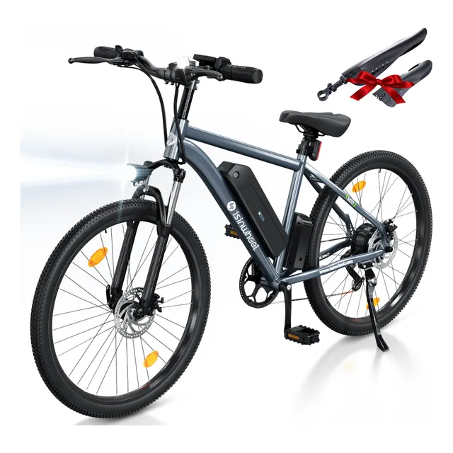 Bicicleta Eléctrica Motor De 1000 W De Potencia Máxima, Autonomía De 80 Km, Neumáticos De 26 Bicicleta De Montaña Eléctrica Para Desplazamientos Diarios Con Batería Extraíble De 10.4ah