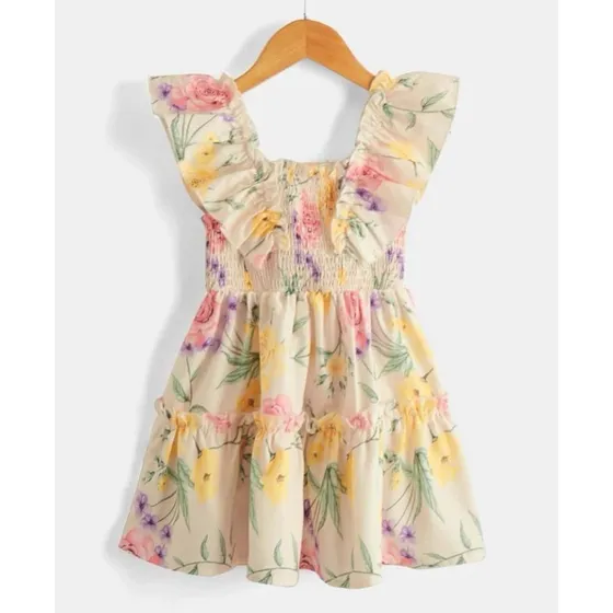 Vestido Para Niñas, Tallas 4 Y 7 Años.