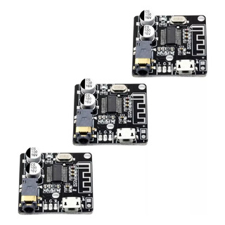 3x Mini Modulo Placa Receptor Bluetooth 5.0 Áudio Mp3 3x Mini Modulo Placa Receptor Bluetooth 5.0 Áudio Mp3