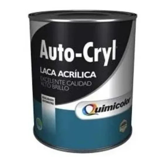 Laca Acrílica Reacabado Automotriz Quimicolor Galón 